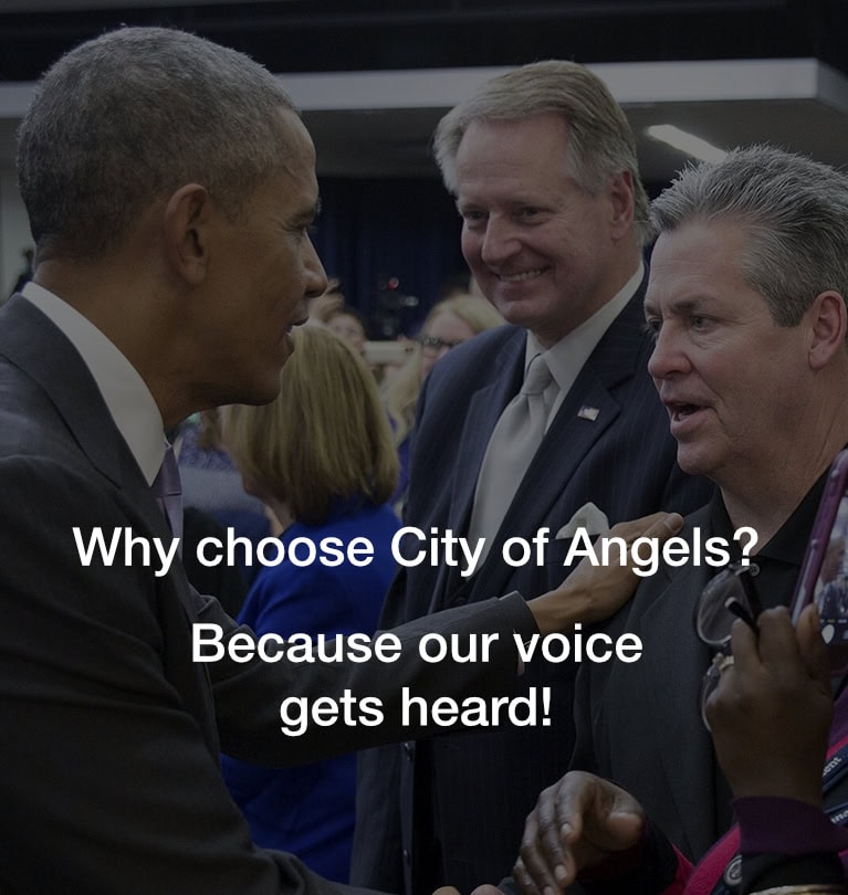 President Obama and Kevin Meara